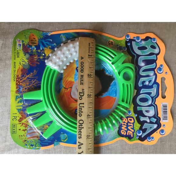 JA-RU Bluetopia Dive Diving Rings Easy Grip Pool Toys  Lot of 6  New - Picture 4 of 4